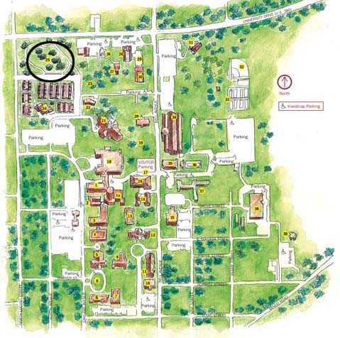 TWU Gardens Map