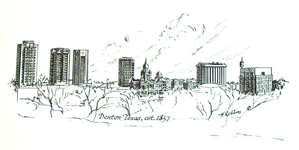 TWU Skyline sketch - Robbins