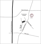 Location of Dallas Presbyterian campus