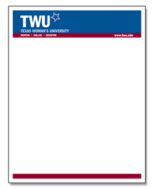 TWU Letterhead Shell #2