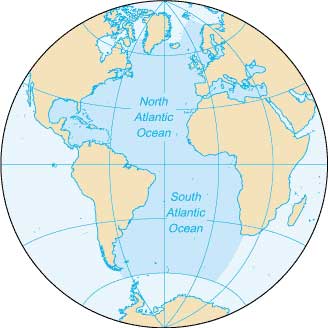 A Global Map of the Atlantic Ocean 