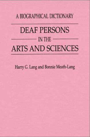 Book Cover for Deaf Persons in the Arts and Sciences