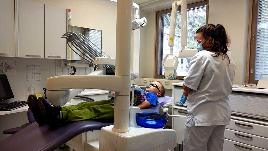 A Kid at the Dentist