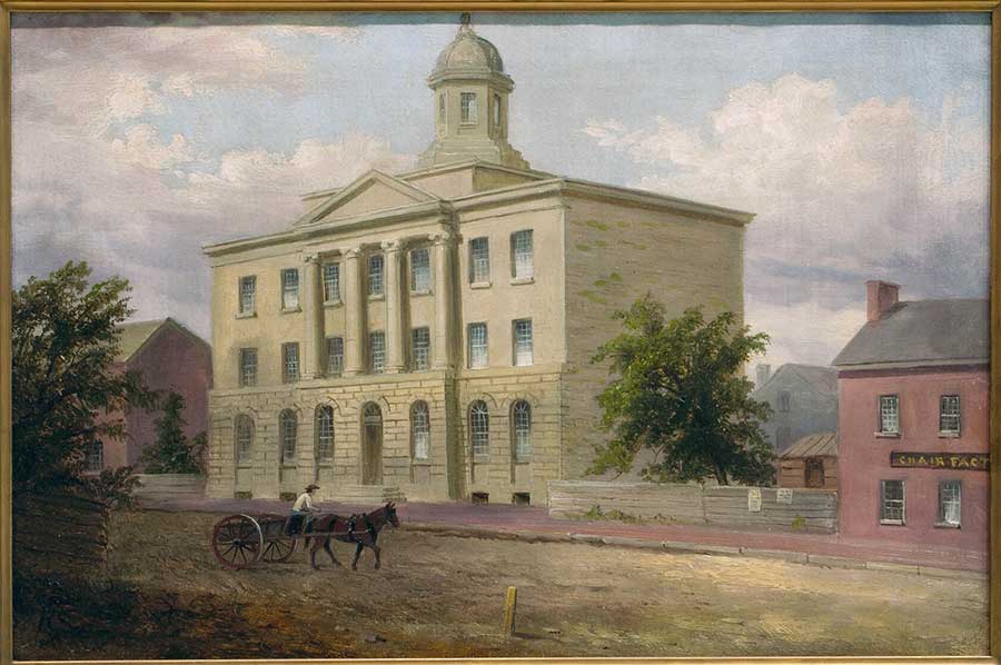 A Painting of Western Pennsylvania Medical College