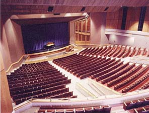 Margo Jones Performance Hall seating area and stage