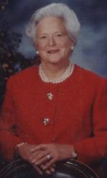 Barbara Bush, Texas Women's Hall of Fame Inductee 1989