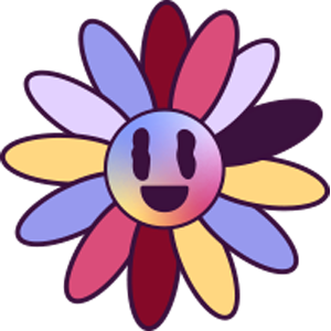flower with big smile
